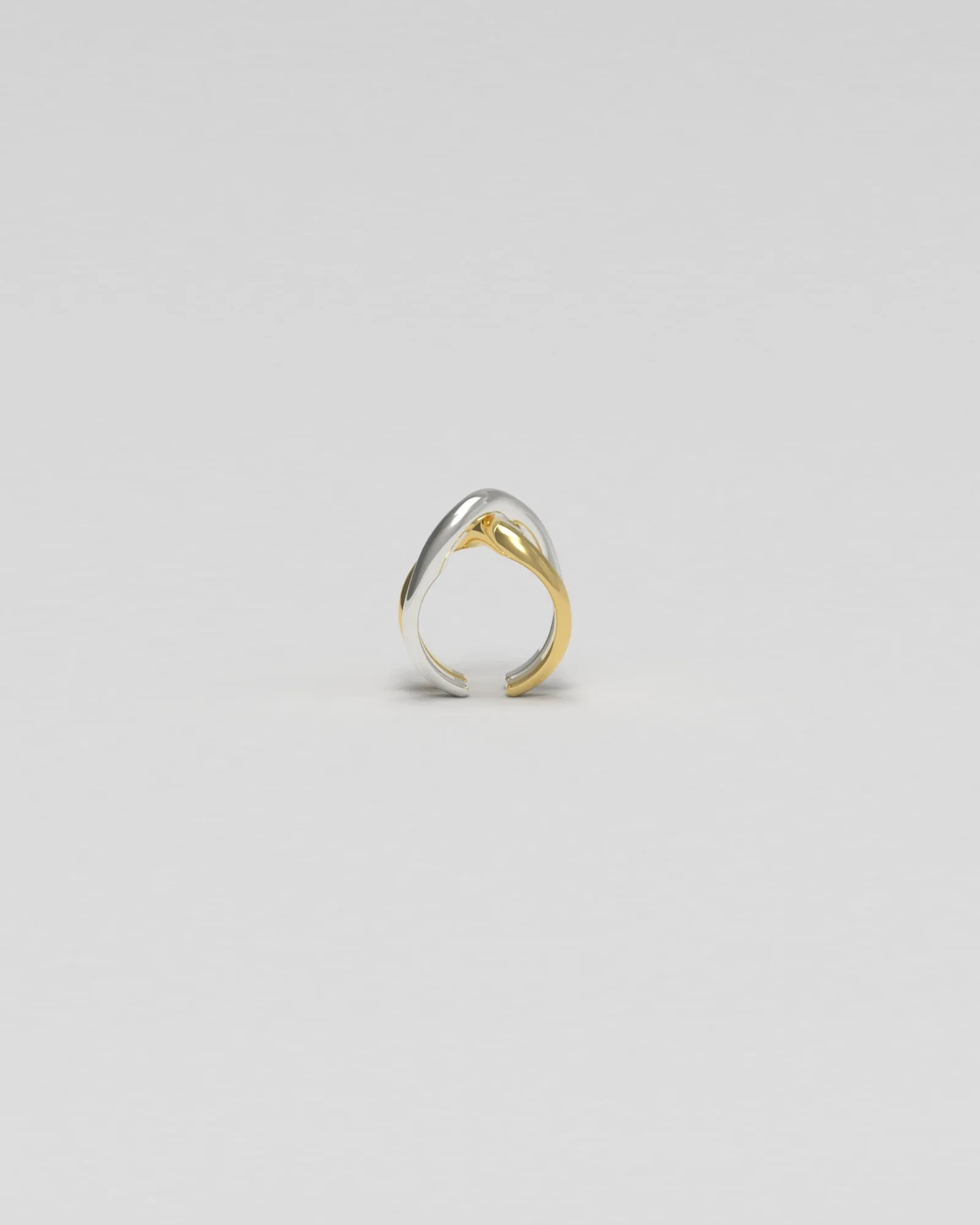 Thorn Double Mix Silver & Gold Ear Cuff