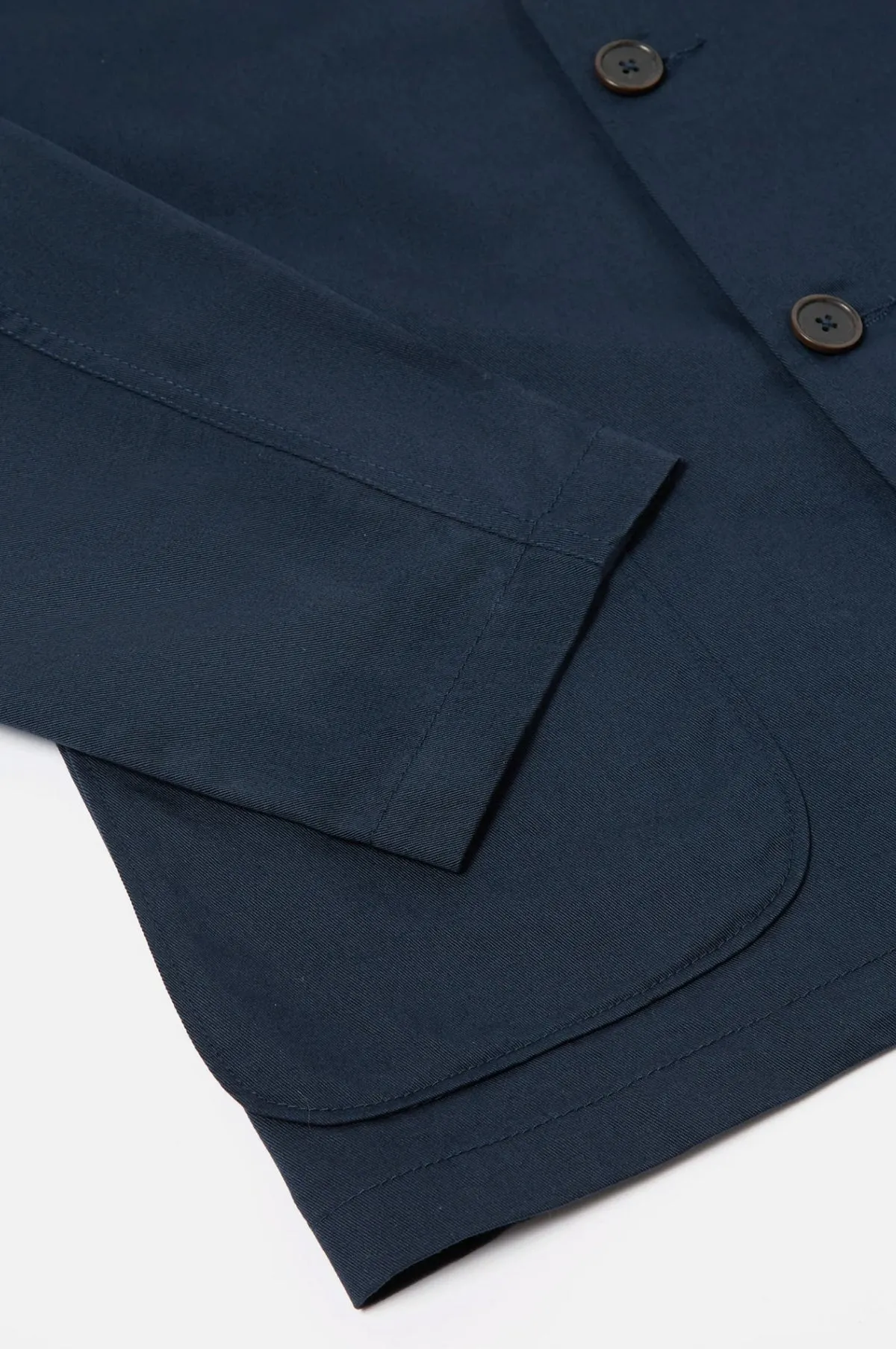 Three Button Jacket Navy