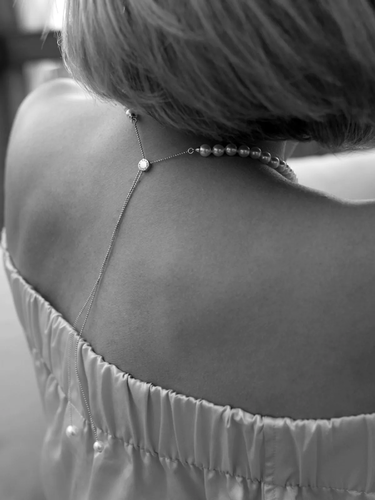 Transformable 18K Gold Necklace w. Akoya Pearls