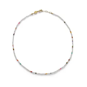Tutti Gold Plated Necklace w. Beads & Pearls