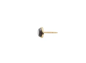 Unsuspected Violet 18K Gold Stud w. Diamond