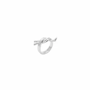 Venus White Rhodium Ring