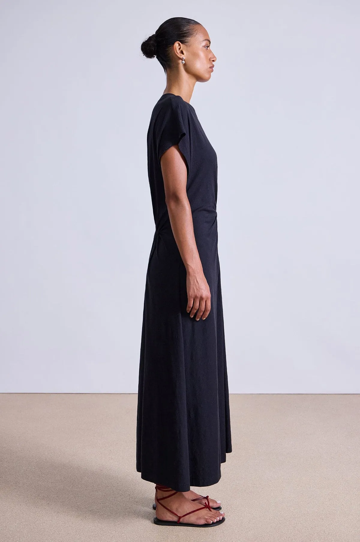 Volta Twist Dress Black
