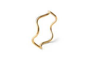 Wave 14K Gold Ring