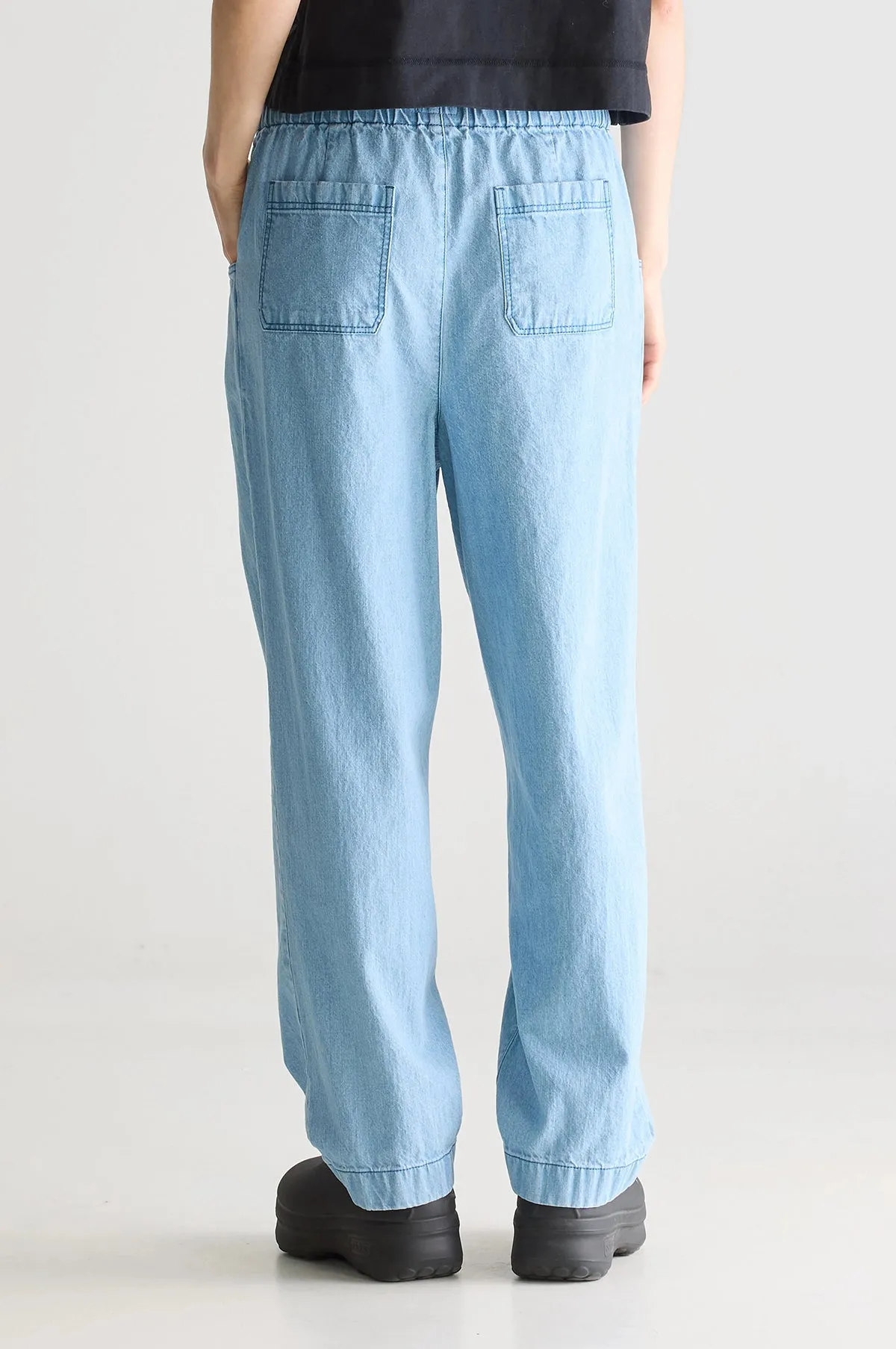 Winona Pant Lt Blue Bleach