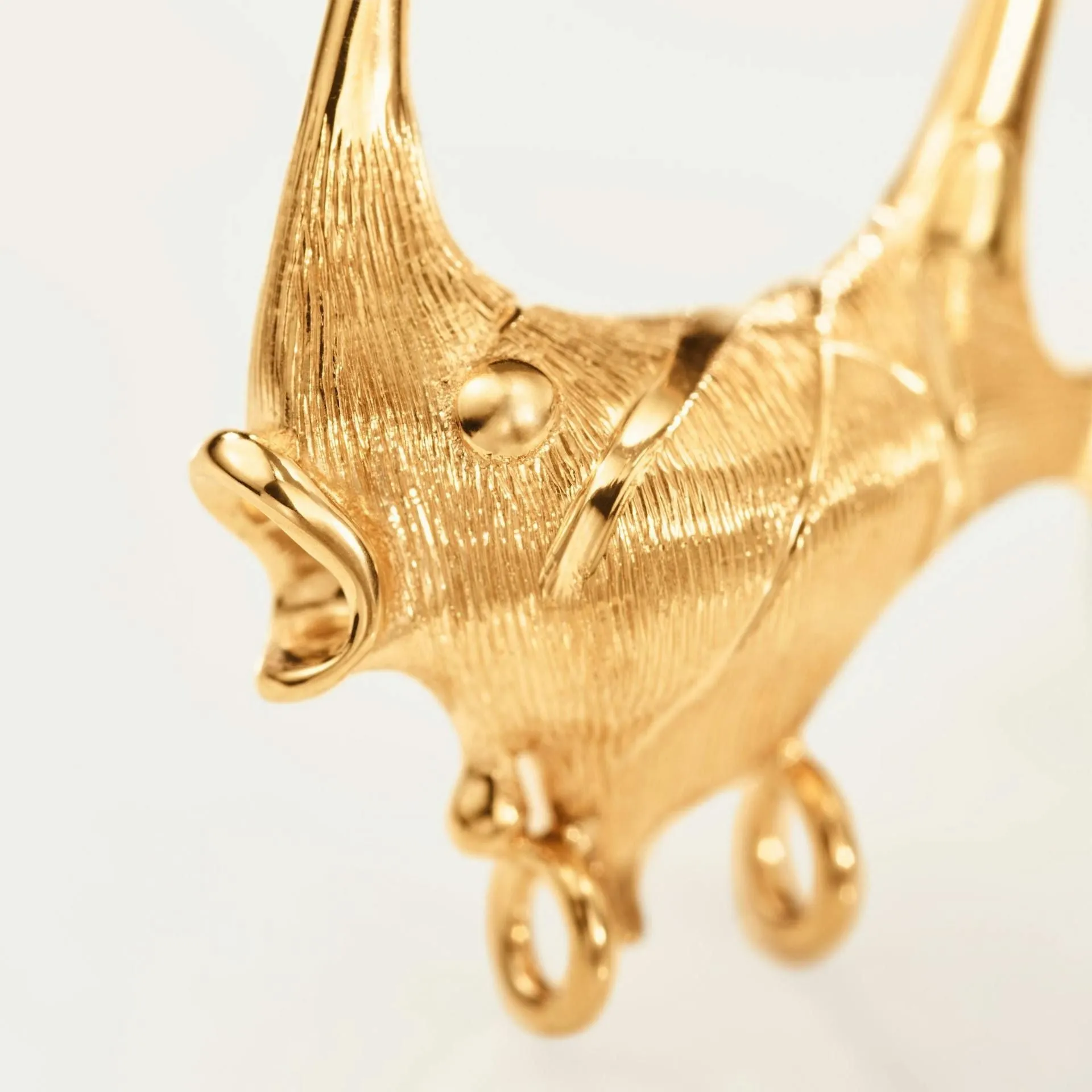 Young Fish Small 18K Gold Earrings